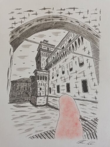 Observe par Christian Penta, Dessin en vente sur Singulart