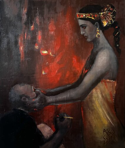 The Blinding of Homer von Karina Kulyk, Malerei kaufen auf Singulart