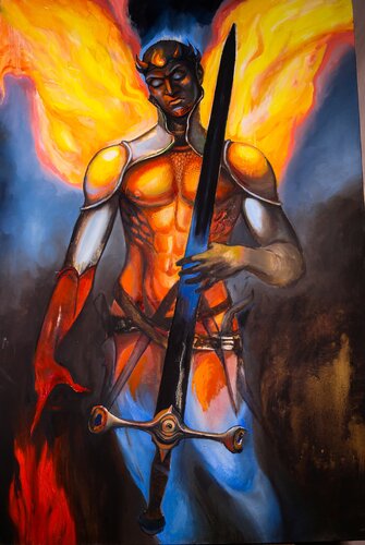 Azza by Karina Kulyk, Painting for Sale on Singulart