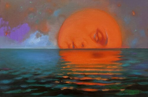 Reflection by Karina Kulyk, Painting for Sale on Singulart