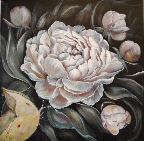 The Pion Coziness van Elena Pertceva, Schilderij te koop op Singulart