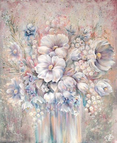 The Lovely Bouquet. Original. van Elena Pertceva, Schilderij te koop op Singulart