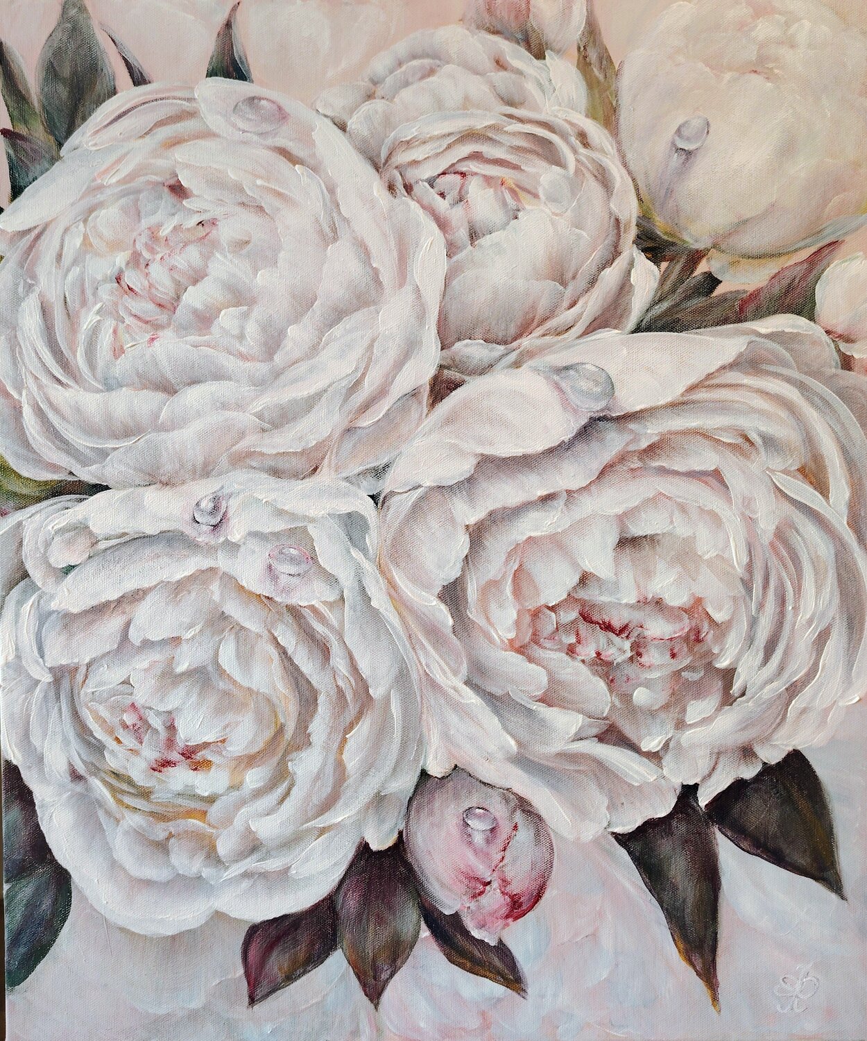The Pionies Dew. Original. Elena Pertceva