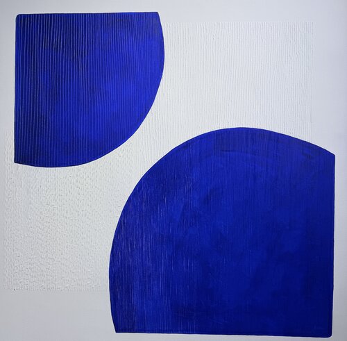 The blue wisp of a whisper de Caitrín Alexandre, Obra en papel a la venta en Singulart