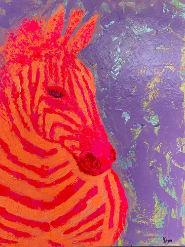 ZEBRA van Sophie Friederichs, Schilderij te koop op Singulart