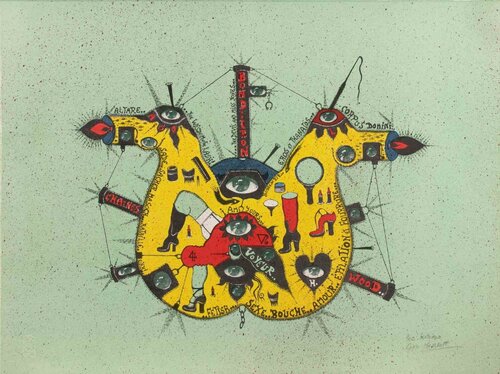 Le Coeaur (The Heart) by Guy Harloff, Print for Sale on Singulart