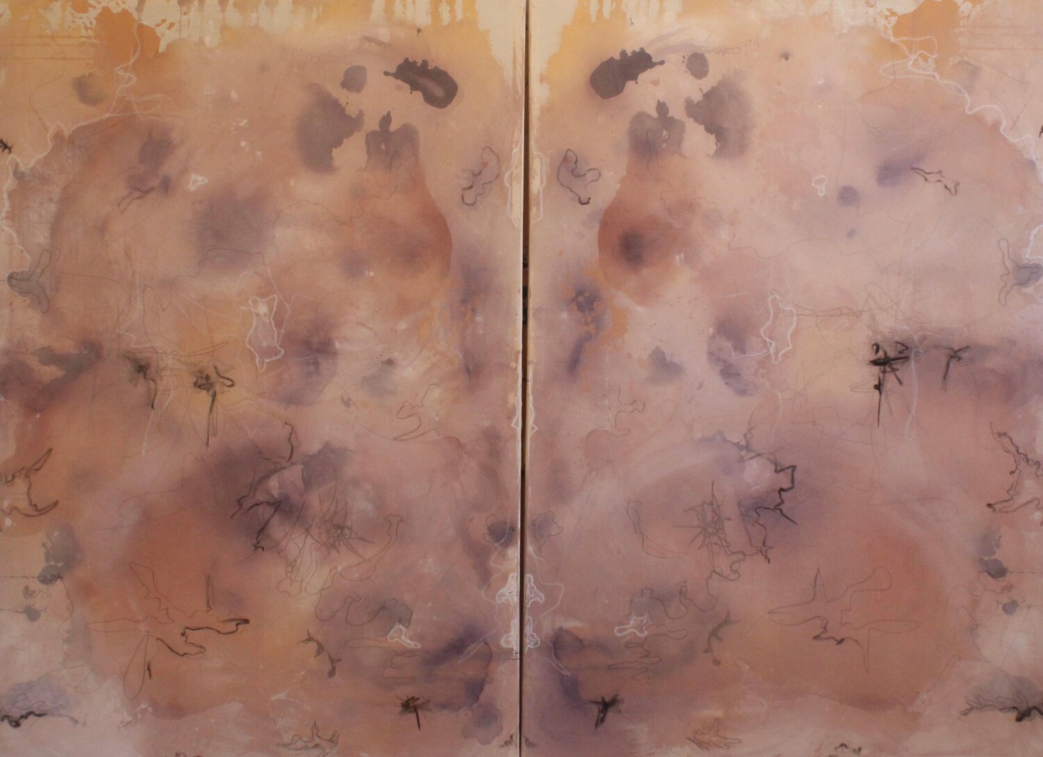 Desert Dreamscape Diptych Livia Schneider Painter