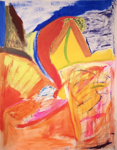 Dreaming Of Lemonade With Fresh Fruit On A Hot Summer Day (Shasta County, 103 Degrees In The Shade) van James Oliver Jones Jr, Schilderij te koop op Singulart