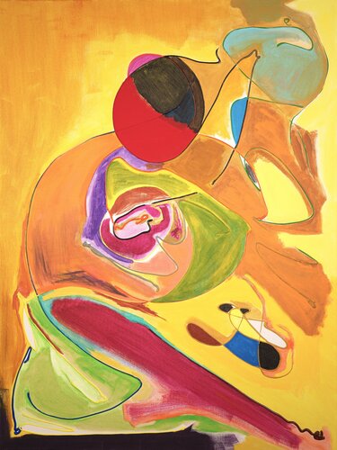 Elon Ships Donald Out To Planet X di James Oliver Jones Jr, Pittura in vendita su Singulart