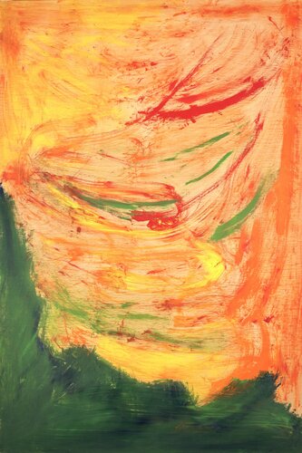 Energy Releasing Itself Above The Sleeping Mountains di James Oliver Jones Jr, Pittura in vendita su Singulart