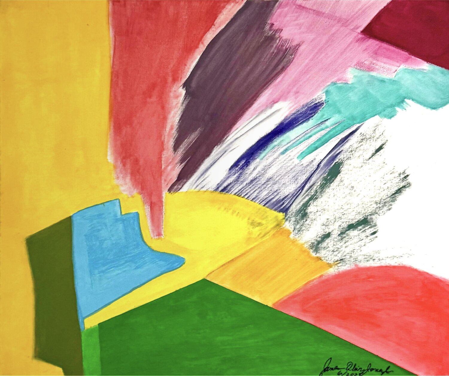 The Way Out...Down From Here James Oliver Jones Jr Original painting for sale