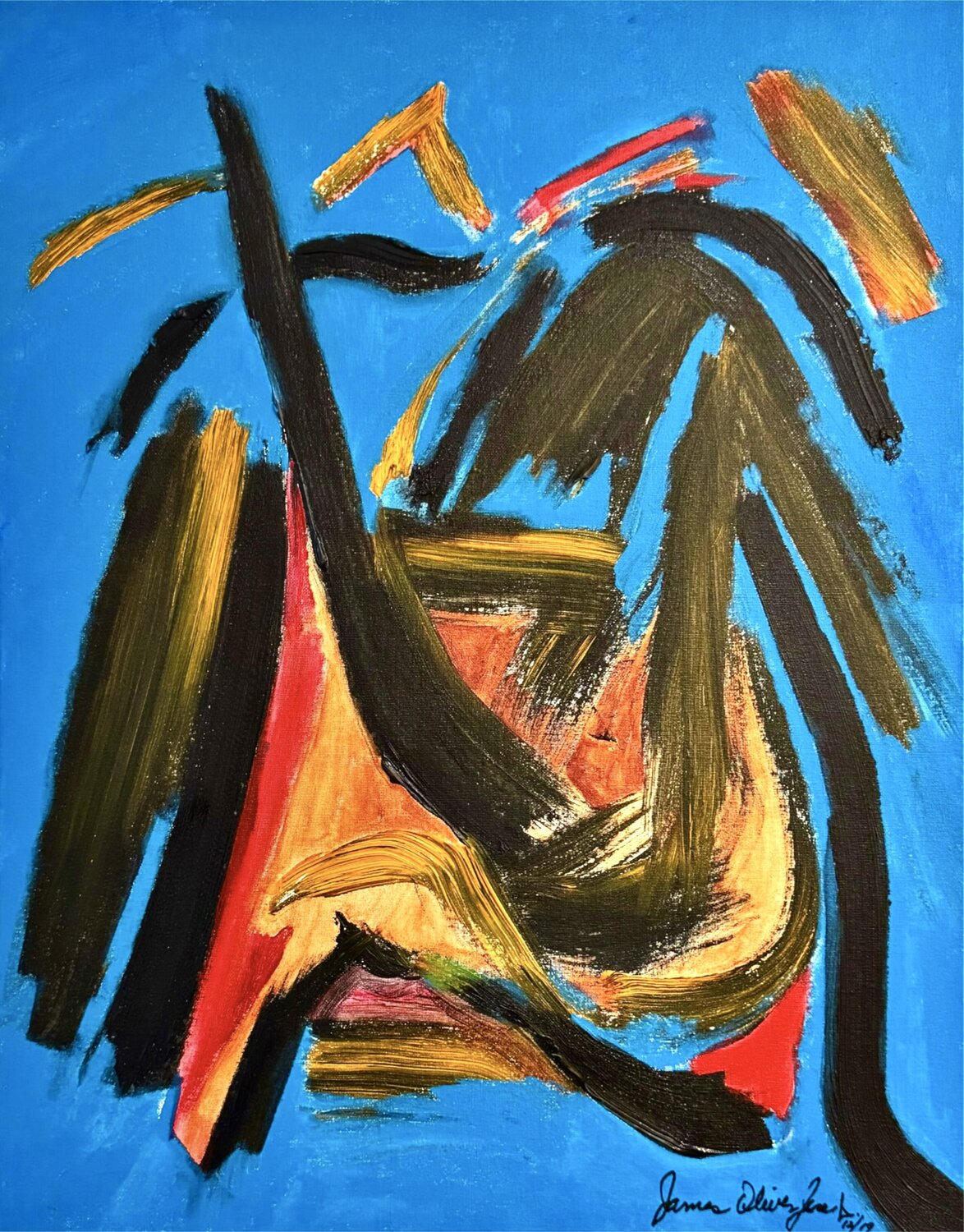 Can You Feel My Tears? James Oliver Jones Jr Originalgemälde zu verkaufen