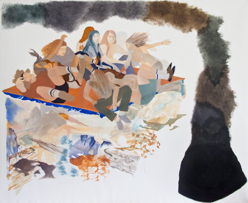 Natural born hippie 1 von Micol Magni, Malerei kaufen auf Singulart