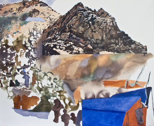 Natural born hippie 2 par Micol Magni, Peinture en vente sur Singulart