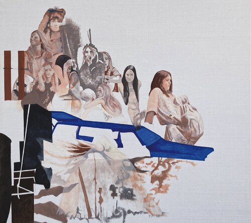 Natural born hippie 4 de Micol Magni, Pintura a la venta en Singulart