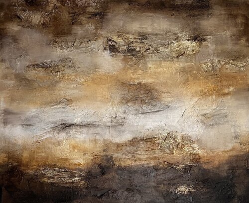 Golden Moment by Nora Laaksonen, Painting for Sale on Singulart