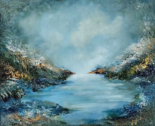 Dream Lake von Nora Laaksonen, Malerei kaufen auf Singulart
