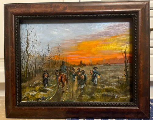 Verso Austerlitz, novembre 1805 by Mario Ferrari, Painting for Sale on Singulart