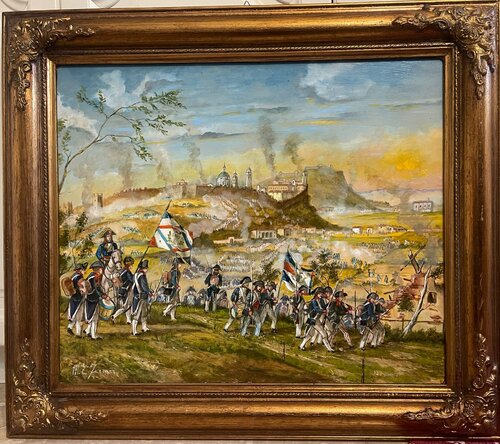 La battaglia di Lonato 1796 von Mario Ferrari, Malerei kaufen auf Singulart