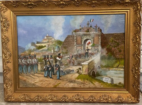 Brescia 31 marzo 1849 by Mario Ferrari, Painting for Sale on Singulart
