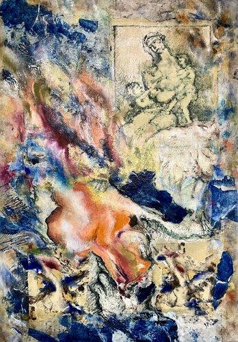 Le grand feu de Lucile Travert, Pintura a la venta en Singulart