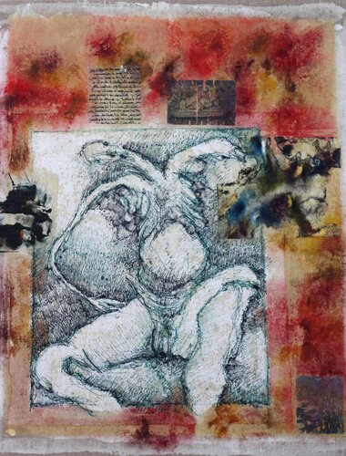 Freud, Monet et moi di Lucile Travert, Pittura in vendita su Singulart