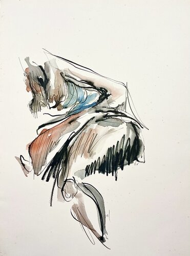 Déséquilibre by Lucile Travert, Work on Paper for Sale on Singulart