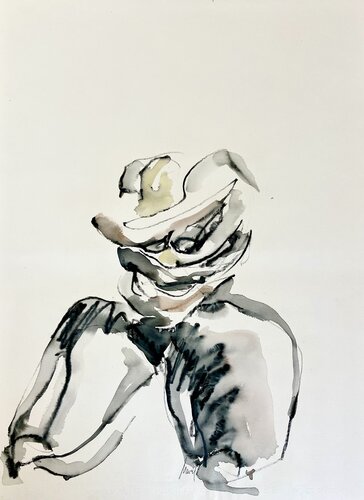 Embraced par Lucile Travert, Œuvre sur papier en vente sur Singulart