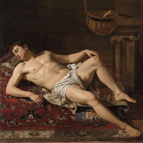 Male nude männlicher Akt Mann Körper Body Muskeln Mensch Erotik erotisch 04 von Milana Albert, Digital kaufen auf Singulart