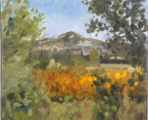 Les dentelles de Montmirail di Claudine BONNET, Pittura in vendita su Singulart