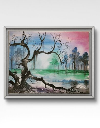 fall van Vedika Bharatesh Ghulannavar, Schilderij te koop op Singulart