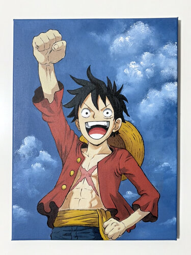 Luffy van Vedika Bharatesh Ghulannavar, Schilderij te koop op Singulart