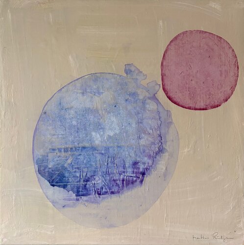 Two Worlds, One Breath di Martina Rüdiger, Pittura in vendita su Singulart