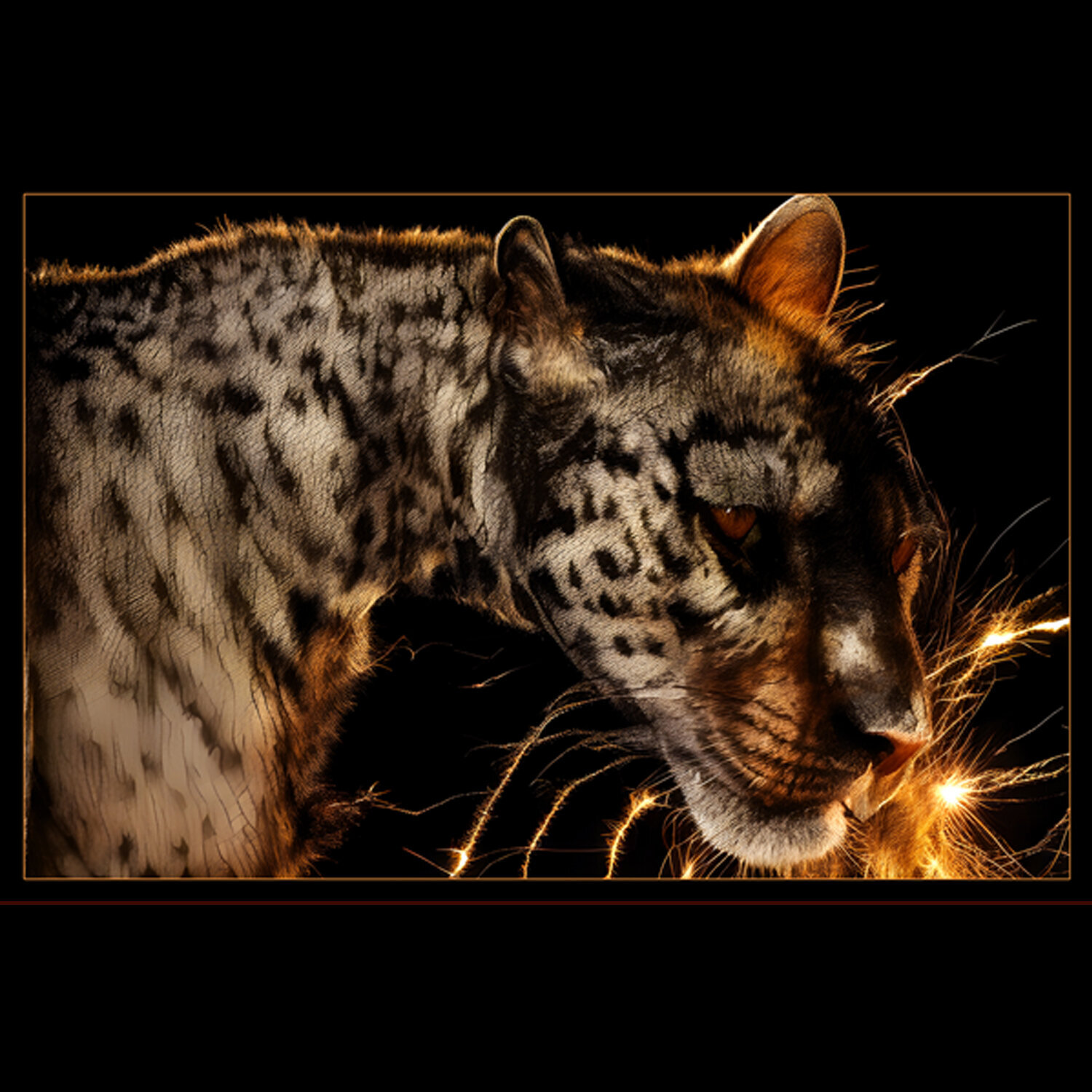 Night Stalker, Animal & Wildlife Wall Decor Danny Whitfield Digital à vendre