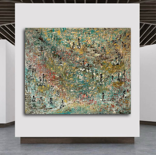 Verschleierte Welt van Miss Gustyn, Schilderij te koop op Singulart