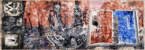 where did we begin, where are we now, where are we going? by martin king, 종이 for Sale on Singulart