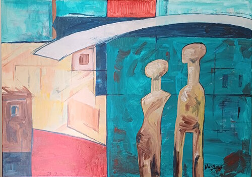 Drawn Away by Monika Nun, Painting for Sale on Singulart