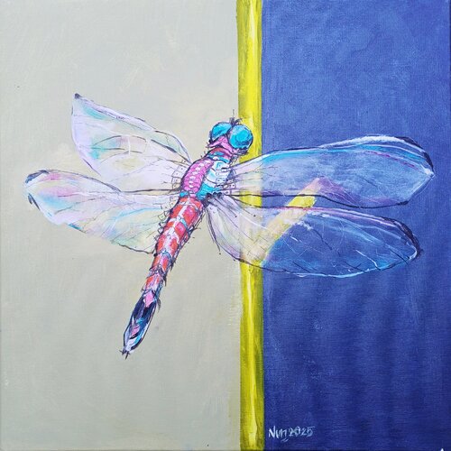 Cyborg Dragonfly by Monika Nun, Painting for Sale on Singulart