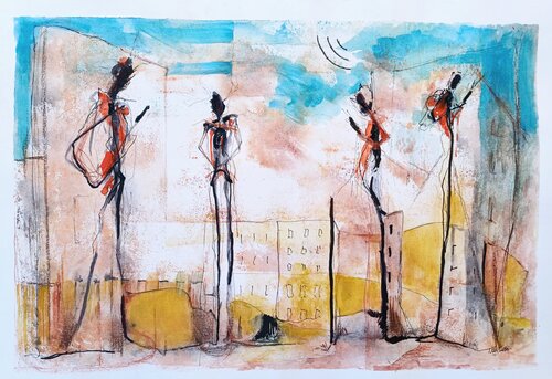 Always Waiting – Never Leaving by Monika Nun, Painting for Sale on Singulart