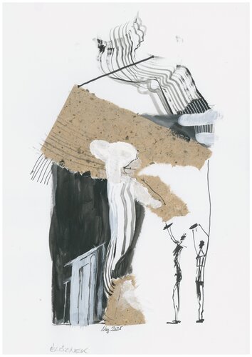 Don't Interrupt, We're Live by Monika Nun, Drawing for Sale on Singulart