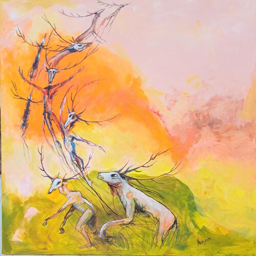 Cantata Profana di Monika Nun, Pittura in vendita su Singulart