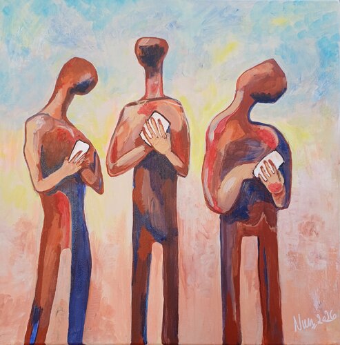 Generations of Digital Solitude de Monika Nun, Pintura a la venta en Singulart