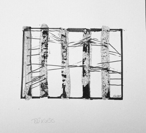 Beechwood Rhythm von Monika Nun, Zeichnungen kaufen auf Singulart