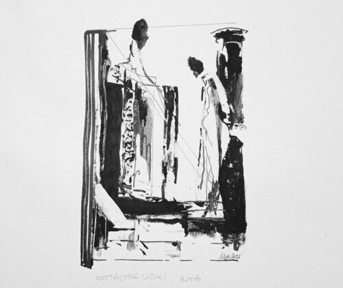 The Warning de Monika Nun, Dibujo a la venta en Singulart