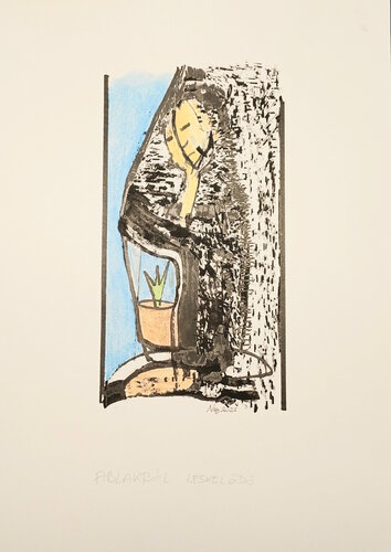 Behind the Curtain de Monika Nun, Dibujo a la venta en Singulart