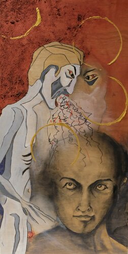 The Golden Circle; never mind the bully di Peter Moens, Pittura in vendita su Singulart