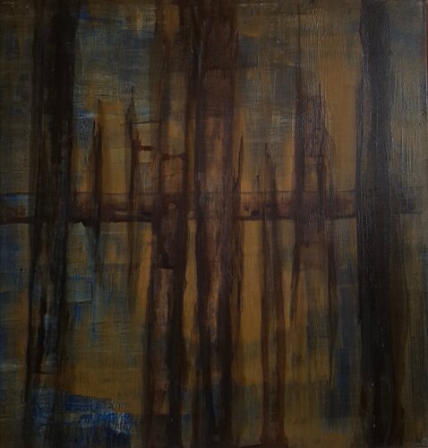 Forêt abstraite par Catherine Gioria, Peinture en vente sur Singulart