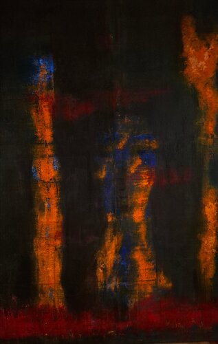 Piliers, énergie vitale de Catherine Gioria, Pintura a la venta en Singulart