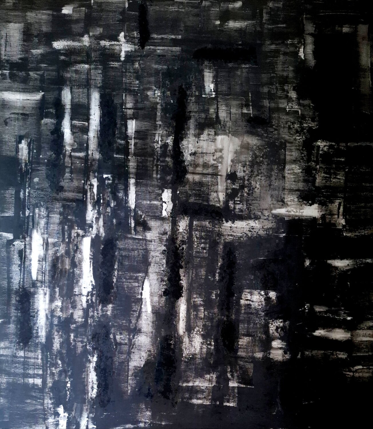 Les traces de la nuit Catherine Gioria Original painting for sale