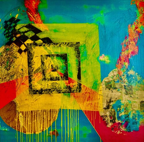 Exploring Energy of Expanding Consciousness van Richard White, Schilderij te koop op Singulart